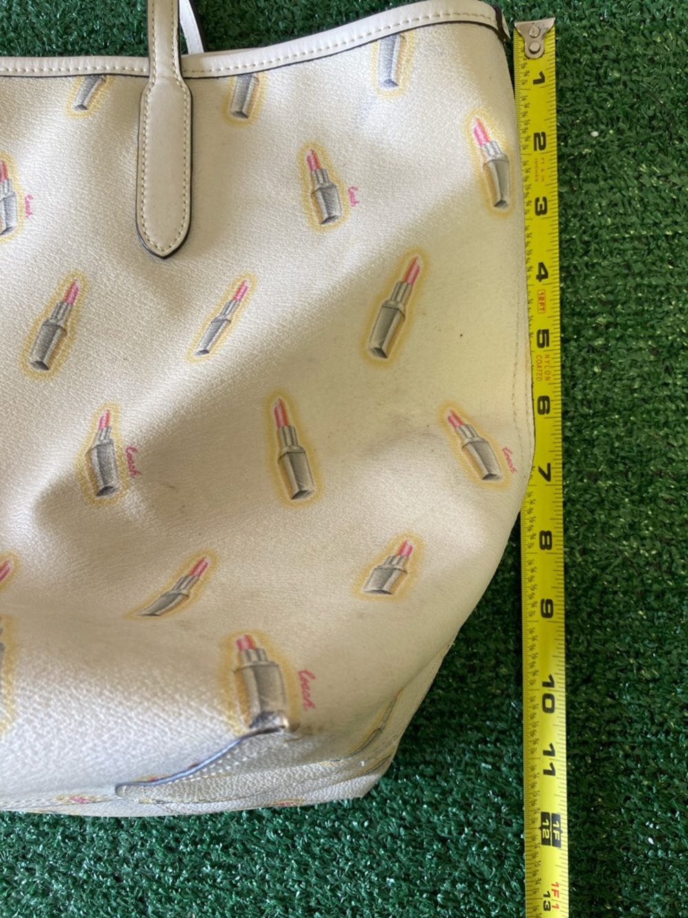 Coach City Tote Bag With Lipstick Print (OKPM-04-056) - Picture 15 of 15